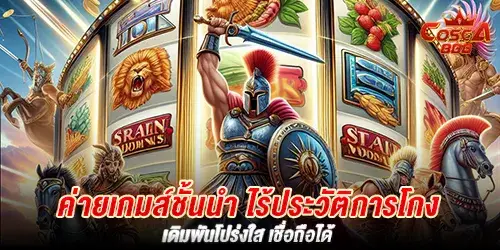 ค่ายเกมส์ชั้นนำ ไร้ประวัติการโกง เดิมพันโปร่งใส เชื่อถือได้