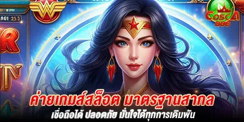 ค่ายเกมส์สล็อต มาตรฐานสากล เชื่อถือได้ ปลอดภัย มั่นใจได้ทุกการเดิมพัน